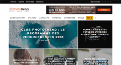 Desktop Screenshot of phototrend.fr