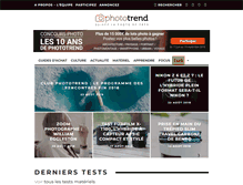 Tablet Screenshot of phototrend.fr